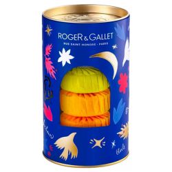 Roger & Gallet Coffret d'Assortiment de 3 Savons - Bois d'Orange, Néroli, Fleur d'Osmanthus - 100 g