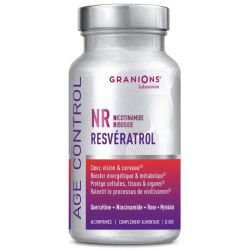 Granions Age Control au Resvératrol 60 gélules – Longévité et énergie cellulaire