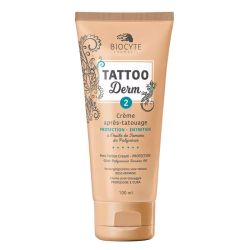 Biocyte Tattoo Derm 2 Crème Après-Tatouage -100 ml - Hydratante, Protectrice et Réparatrice