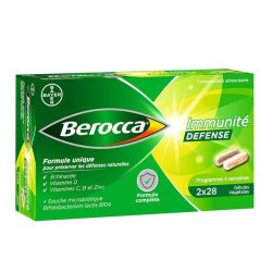 Berocca Immunité Défense - 2 x 28 Gélules Végétales