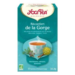 Yogi Tea Infusion Réconfort de la Gorge Bio -  17 Sachets