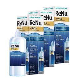 Bausch + Lomb ReNu Advanced Solution Multifonctions Lentilles de Contact - 3 x 360ml