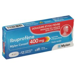 Mylan Ibuprofène 400 mg 12 comprimés