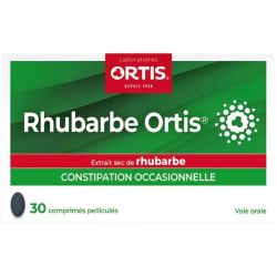 Ortis Rhubarbe Constipation Occasionnelle - 30 Comprimés
