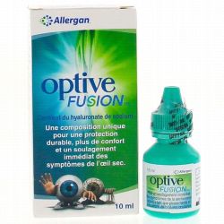 Allergan Optive Fusion Collyre Solution Ophtalmique Lubrifiante 10 ml - Lubrification et hydratation oculaire