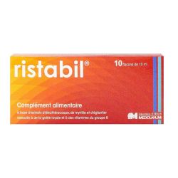 Leurquin Mediolanum RISTABIL Solution Buvable 10 x 10 ml – Anti-Fatigue et Reconstituant Naturel