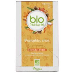 Vitavea Infusion Pumpkin Chai - 20 sachets - Saveurs automnales, épices chaudes et douceur