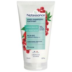 Natessance Après-Shampoing Fortifiant Ricin bio - 150 ml - Cheveux fortifiés, réparés