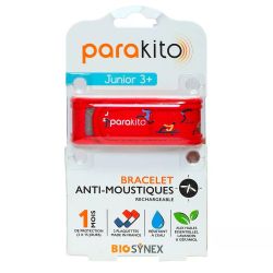 Parakito Bracelet Anti-Moustiques Junior - Motif Sport - Bracelet + 2 recharges