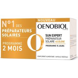 Oenobiol Sun Expert Préparateur Solaire Accélérée - Lot de 2 x 15 Gélules