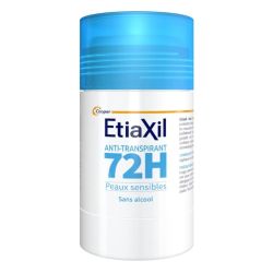 Etiaxil Stick anti-transpirant Protection 72h 40ml - Régulateur quotidien anti-odeur pour peaux sensibles