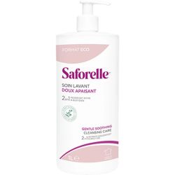 Saforelle Soin Lavant Doux Apaisant 1L – Apaisement immédiat