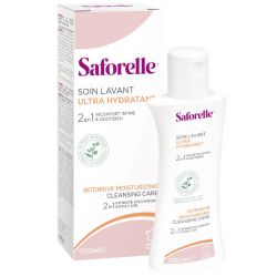 Saforelle Soin Lavant Ultra Hydratant 100 ml - Hygiène intime et corporelle peaux sèches et sensibles