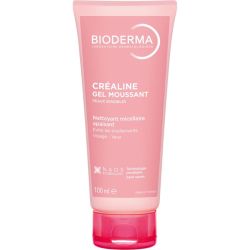 Bioderma Créaline Gel Moussant 100 ml – Gel nettoyant micellaire apaisant et hydratant peaux sensibles