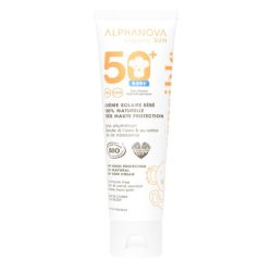 Alphanova Organic Sun Crème Solaire Bébé SPF50 Bio Protection Maximale - 50g