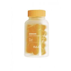 Naali ZenKids Gommes Calme et Concentration Safran - 90 Gummies Orange