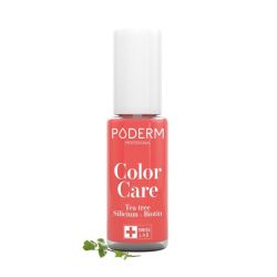 Poderm Vernis à ongles Tea Tree Color Care - Corail 8ml