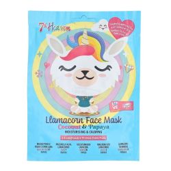 7th Heaven Masque Visage Llamacorn Noix de Coco et Papaye 1 Masque – Apaise et hydrate
