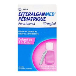 UPSA Efferalganmed Pédiatrique Solution Buvable 150ml - Paracétamol