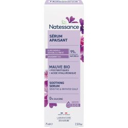 Natessance Sérum Apaisant Cuir Chevelu Sensible et Irrité - 75ml - Apaise, rééquilibre et soulage
