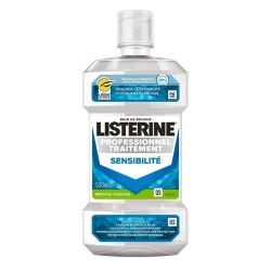 Listerine Bain De Bouche Professionnel - Traitement Sensibilité - Menthe Fraîche - 500 ml
