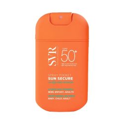 SVR Sun Secure Spray Pocket SPF50+ - 20 ml - Très Haute Protection Nomade pour Toute la Famille