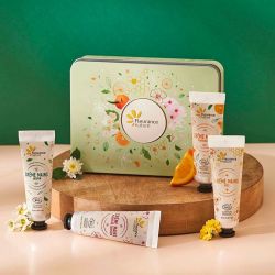 Fleurance Nature Coffret de 4 Crèmes Mains - Verte "Éveil des Sens" - 4x30 ml