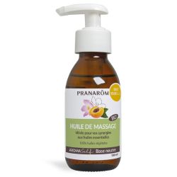 Pranarôm Aromaself Huile de Massage Base Neutre Bio 100ml – Toucher satiné non gras