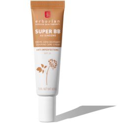 Erborian Super BB au Ginseng 15ml Teinte Caramel – Crème de teint couvrante anti-imperfections SPF20