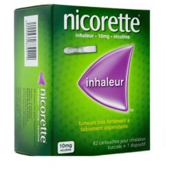 Nicorette inhaleur 10 mg par 42