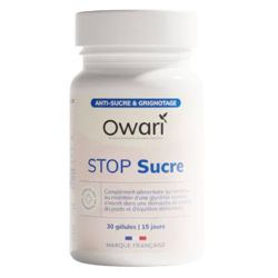 Owari Stop Sucres Anti Sucres et Grignotage 30 gélules – Équilibre glycémique