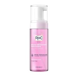 RoC Mousse Nettoyante Énergisante 150 ml - Nettoie et Revitalise la Peau