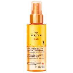 Nuxe Sun Huile Lactée Capillaire - 100 ml - Protection solaire et éclat des cheveux