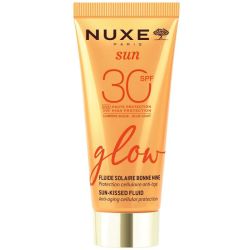 Nuxe Sun Fluide Solaire Bonne Mine SPF 30 40ml – Protection cellulaire et éclat du teint