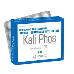 Lehning Kali Phos N°100 - Complexe Surmenage Intellectuel - 60 comprimés