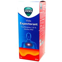 Vicks Expectorant 180 ml - Guaïfénésine