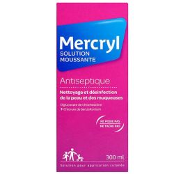 Mercryl Antiseptique Solution Moussante 300 ml