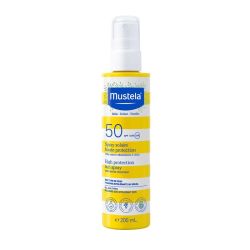 Mustela Spray Solaire Haute Protection Bébé-Enfant-Famille SPF50 200 ml