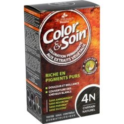 Les 3 Chênes Color & Soin Coloration Permanente - 4N Châtain Naturel