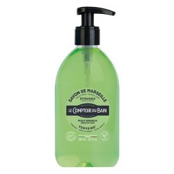 Le Comptoir du Bain Savon de Marseille Extra Doux - Verveine - Peau Douce & Souple - 500 ml