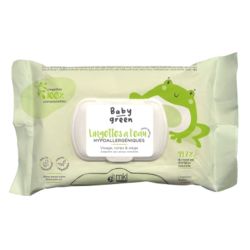 MKL Green Nature Baby Green Lingettes à l'Eau Bio 56 unités – Hygiène et douceur