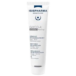 IsisPharma Glyco-A Intense Peeling - Crème Nuit - Peau Plus Lisse, Ferme et un Teint Lumineux - 30ml