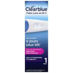 Clearblue Early Détection Précoce - 1 test - Résultat rapide et fiable jusqu’à 6 jours avant le retard de règles