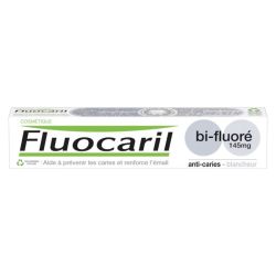 Fluocaril Dentifrice Blancheur Bi-Fluoré 145mg 75ml - Prévient les caries et restaure la blancheur naturelle