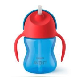 Avent Tasse à Paille Rouge Bleu 200 ml