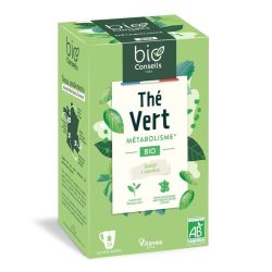 BioConseils Thé Vert 3 Menthes Bio Métabolisme - 20 Sachets