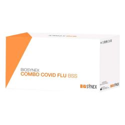 Biosynex Combo Covid Flu BSS - 25 tests - Détection rapide du Covid-19 et de la grippe