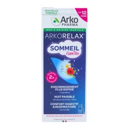 Arkopharma Arkorelax Sommeil Famille 100ml – favorise l’endormissement naturel