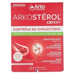 Arkopharma Arkostérol Expert 30 gélules - Complément alimentaire contrôle du cholestérol