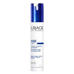 Uriage Age Lift Crème Nuit Lissante Revitalisante - 40 ml - Tous Types de Peaux